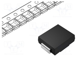 Diode: rectifying; SMD; 600V; 3A; SMC; Ufmax: 1.25V; Ifsm: 125A