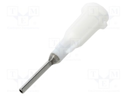 Needle: steel; 0.5"; Size: 17; straight; 1.04mm; Mounting: Luer Lock