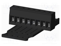 Connector: pluggable terminal block; plug; female; straight; 5mm
