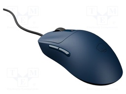 Mouse; TANTO T4; navy blue; USB A; optical,wired; PnP,RGB; 1.8m
