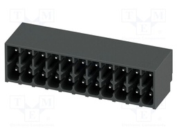 PCB headers, nominal cross section: 1.5 mm?, color: black, n