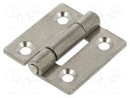 Hinge; Width: 40mm; stainless steel; H: 40mm