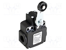 Limit switch; lever R 49mm, plastic roller Ø20mm; NO + NC; 10A