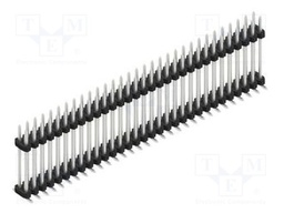 Connector: pin strips; pin header; male; PIN: 62; 2mm; SMT; 2x31