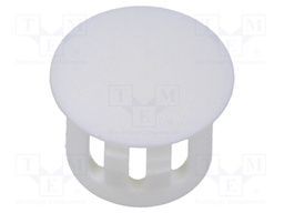 Accessories: stopper; H: 10.3mm; push-in,snap-fastener; white