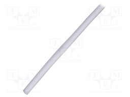 Heat shrink sleeve; glueless; 2: 1; 2.4mm; L: 1m; polyolefine