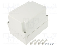 Enclosure: multipurpose; X: 130mm; Y: 180mm; Z: 125mm; MNX; grey; IK08