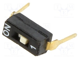Switch: DIP-SWITCH; Poles number: 1; OFF-ON; 0.025A/24VDC; Pos: 2/1