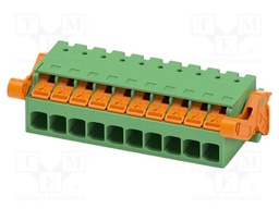 PCB connector, nominal cross section: 2.5 mm2, color: green,
