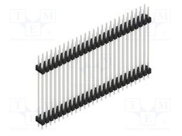 Connector: pin strips; pin header; male; PIN: 52; 2.54mm; THT; 2x26