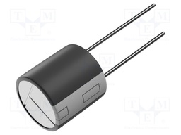 Capacitor: electrolytic; THT; 22uF; 200VDC; Ø10x20mm; Pitch: 5mm