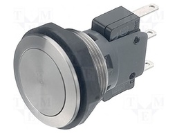 Switch: vandal resistant; Pos: 2; SPDT; 5A/250VAC; IP67; ON-(ON)