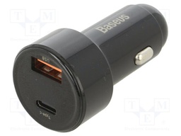 USB power supply; USB A socket,USB C socket; Sup.volt: 12÷24VDC