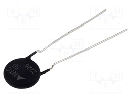 NTC thermistor; 50Ω; ±20%; THT; 3165K; Pitch: 5mm