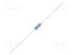 Resistor: thin film; THT; 42.2Ω; 600mW; ±5%; Ø2.5x6.5mm; 50ppm/°C