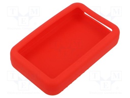 Case ring; 2pcs; silicone; Series: LC; Colour: red