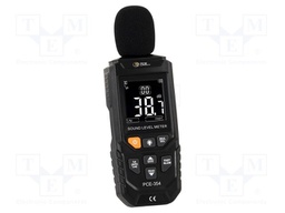 Meter: sound level; LCD; Sound level: 30÷130dB; 20Hz÷12.5kHz; IP20