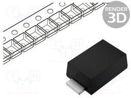 Diode: Zener; 0.5W; 5.6V; SMD; reel,tape; SOD323F; single diode