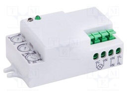 Sensor: movement; 220÷240VAC; IP20; 1÷8m; Range: 5÷15min; 300W