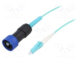 Connector: fiber optic; patchcord; PIN: 1; bayonet; Buccaneer 4000