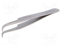 Tweezers; 100mm; for precision works; Blades: curved,narrowed