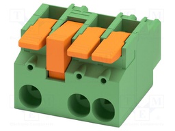 PCB connector, nominal cross section: 16 mm?, color: green,