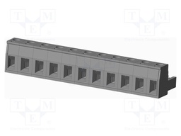 Connector: pluggable terminal block; plug; female; straight; grey