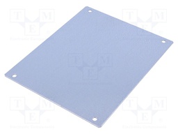 Mounting plate; steel; W: 141mm; L: 174mm; Series: EURONORD