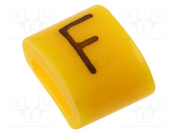 Markers for cables and wires; Label symbol: F; 1.1÷2.5mm; H: 3mm
