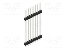 Connector: pin strips; pin header; male; PIN: 10; 2.54mm; THT; 1x10