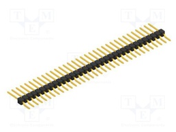 Connector: pin strips; pin header; male; PIN: 34; 2.54mm; SMT; 1x34