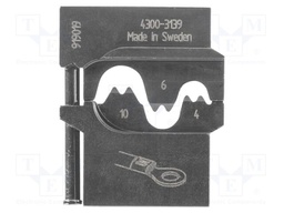 Crimping jaws; ring terminal,non-insulated terminals