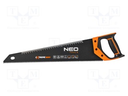 Saw; wood; 7teeth/inch; 450mm; Plating: PTFE