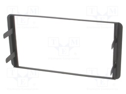 Radio mounting frame; Scion,Subaru,Toyota; 2 DIN; black