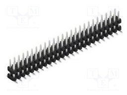 Connector: pin strips; pin header; male; PIN: 50; 2mm; SMT; 2x25