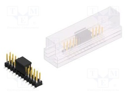 Connector: pin strips; pin header; male; PIN: 24; 2.54mm; SMT; 2x12
