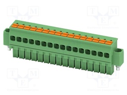 PCB connector, nominal cross section: 1.5 mm2, color: green,