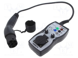 Meter: test adapter kit; 10A; black; 250/430V; IP54; 109x227x63mm