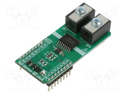 Click board; ammeter; SPI; ACS37002; prototype board; 3.3VDC,5VDC