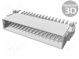 Connector: PCB to PCB; male; PIN: 30; 1.27mm; Series: har-flex; 2.3A