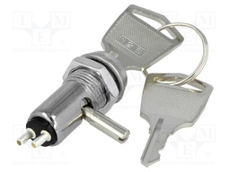 Switch: key switch; Stabl.pos: 2; Switch.method: OFF-ON; Key: flat