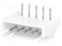 Socket; wire-board; male; A2501; 2.5mm; PIN: 5; THT; 250V; 3A; tinned