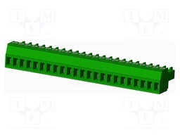 Connector: pluggable terminal block; plug; female; straight; 10A