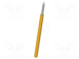 Test needle; Operational spring compression: 4mm; 5A; Ø: 1mm; 1.5N