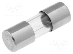 Fuse: fuse; quick blow; 5A; 250VAC; cylindrical,glass; 5x15mm; 225