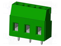 Connector: PCB terminal block; terminal; Plating: tinned; on PCBs
