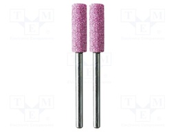 Grindingstone; Ø: 5.6mm; Ø: 3mm; Pcs: 2; Tip mat: aluminium oxide