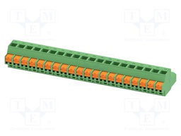 PCB connector, nominal cross section: 2.5 mm2, color: green,