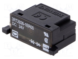 Surge arrestor; diode assemblie; Series: 3RT20; Size: S0; 24VDC