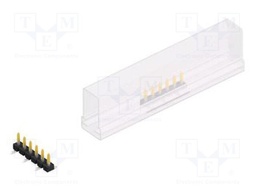 Connector: pin strips; pin header; male; PIN: 6; 2.54mm; SMT; 1x6